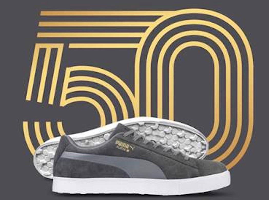 puma suede 50th anniversary gold