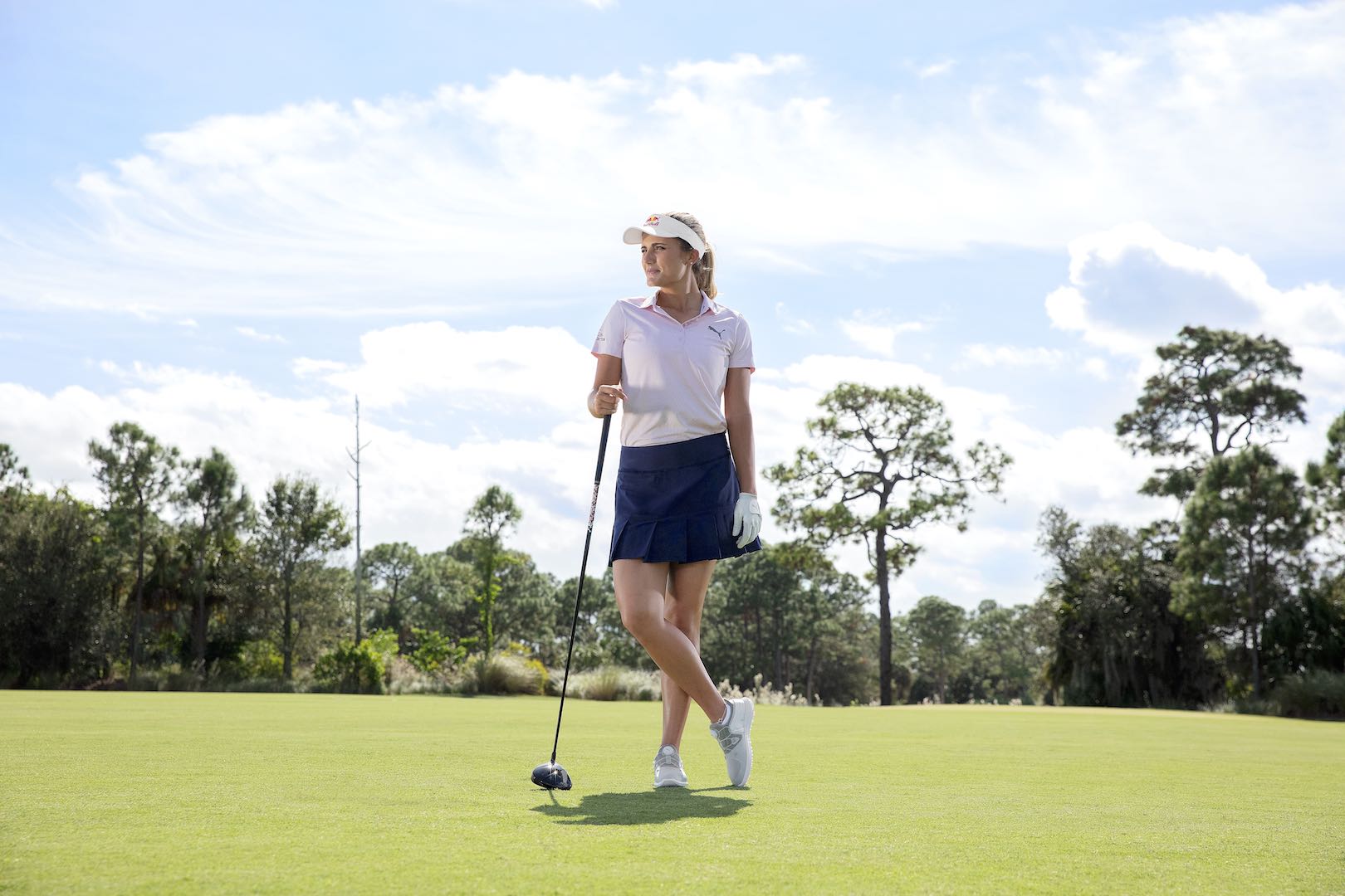 puma women's pwrshape on repleat golf skirt
