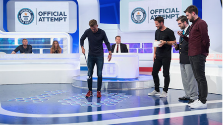 Footballer breaks golf record