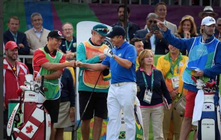 And they're off at the Olympics