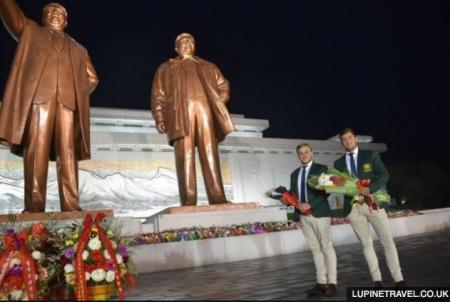 Australian's gate crash North Korean golf tournament