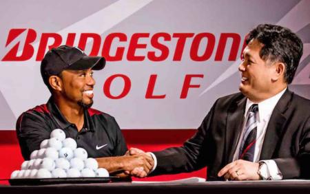 Breaking news: Tiger signs with Bridgestone