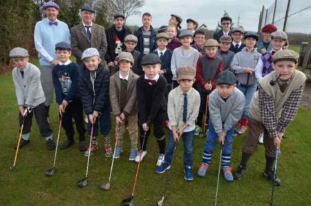 Junior golfers celebrate Young Tom Morris