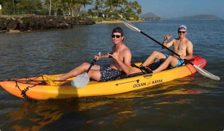 Smylie and Jordan go fishing in Hawaii