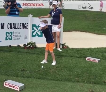 The one–armed golfer takes on the pros
