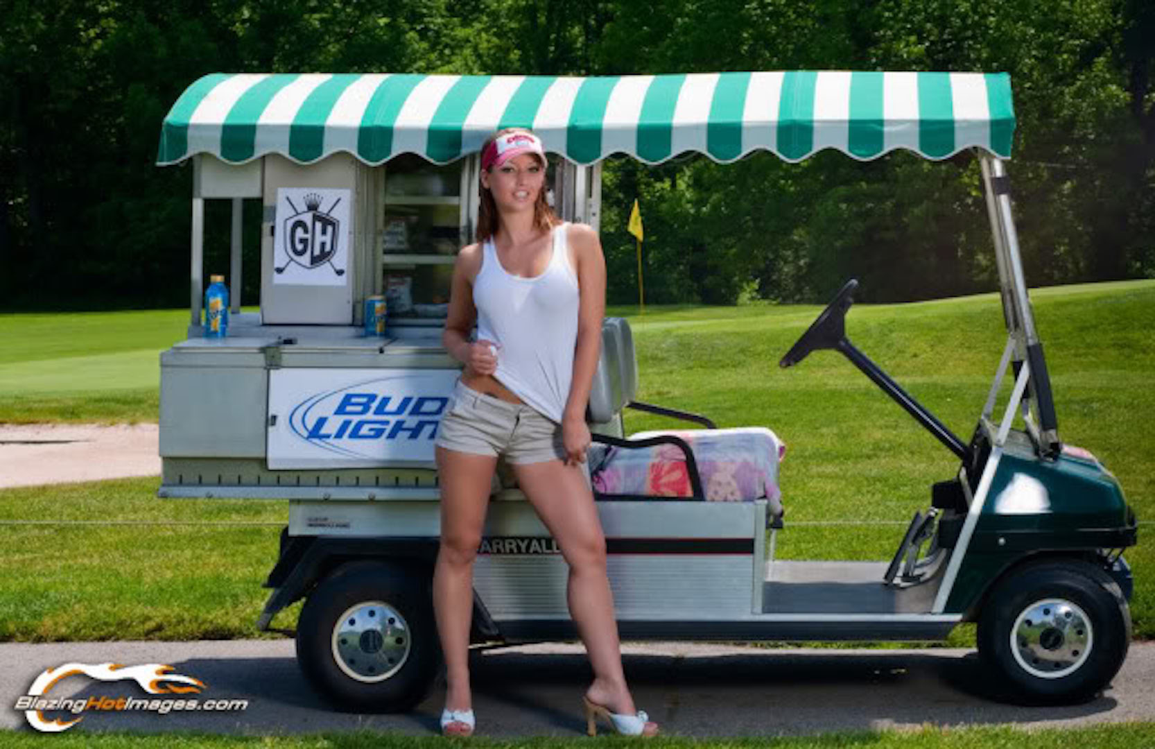 The only thing missing in sporting clays versus golf is the beer cart. 