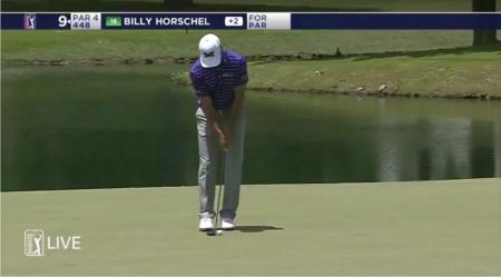 Billy Horschel breaks putter