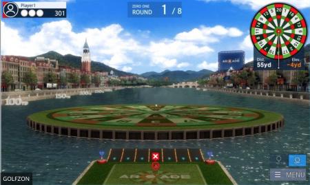 GOLFZON launch dart-board game