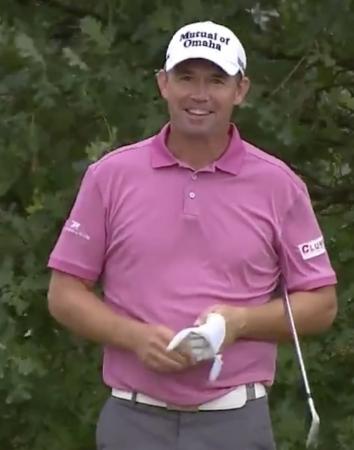 Pardraig Harrington takes share of the lead