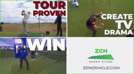 Dramatic 60-sec Zen Green Stage video