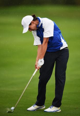 Carlota's Solheim Stunner on 17!!!